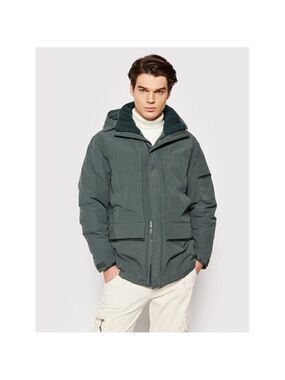 𝅺SELECTED Homme BNWOT Mens Green "Franz" Parka XXL New Removable Hood